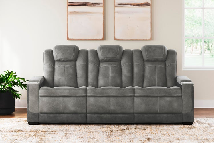 Next-Gen DuraPella Power Reclining Sofa – Slate