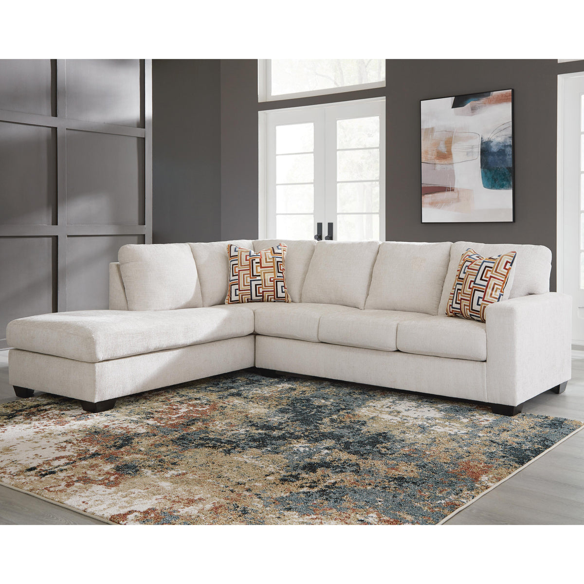 Aviemore Stone sectional – Left Arm Facing