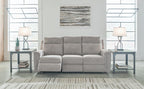 Barnsana Power Reclining Sofa and Loveseat Set – Ash