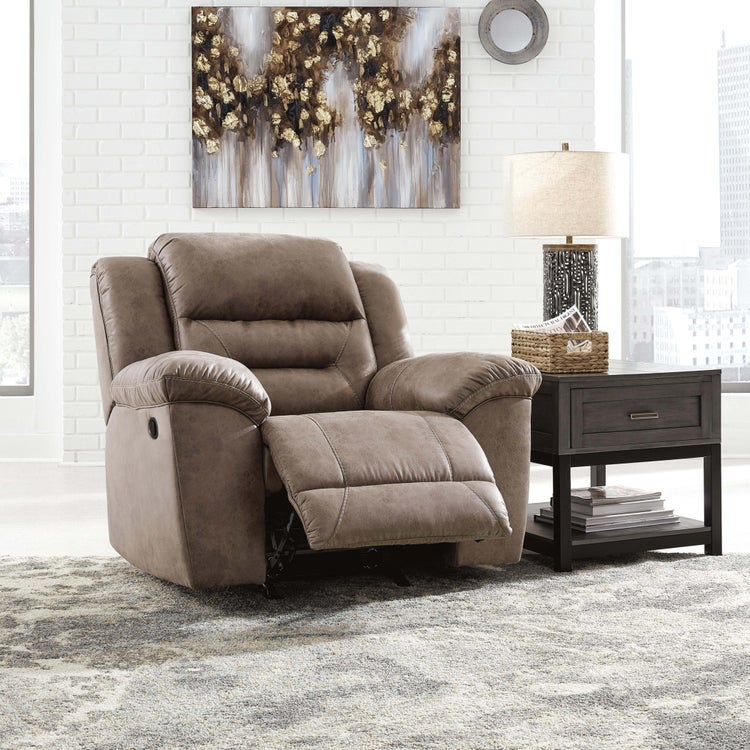 Stoneland Manual Rocker Recliner – Fossil