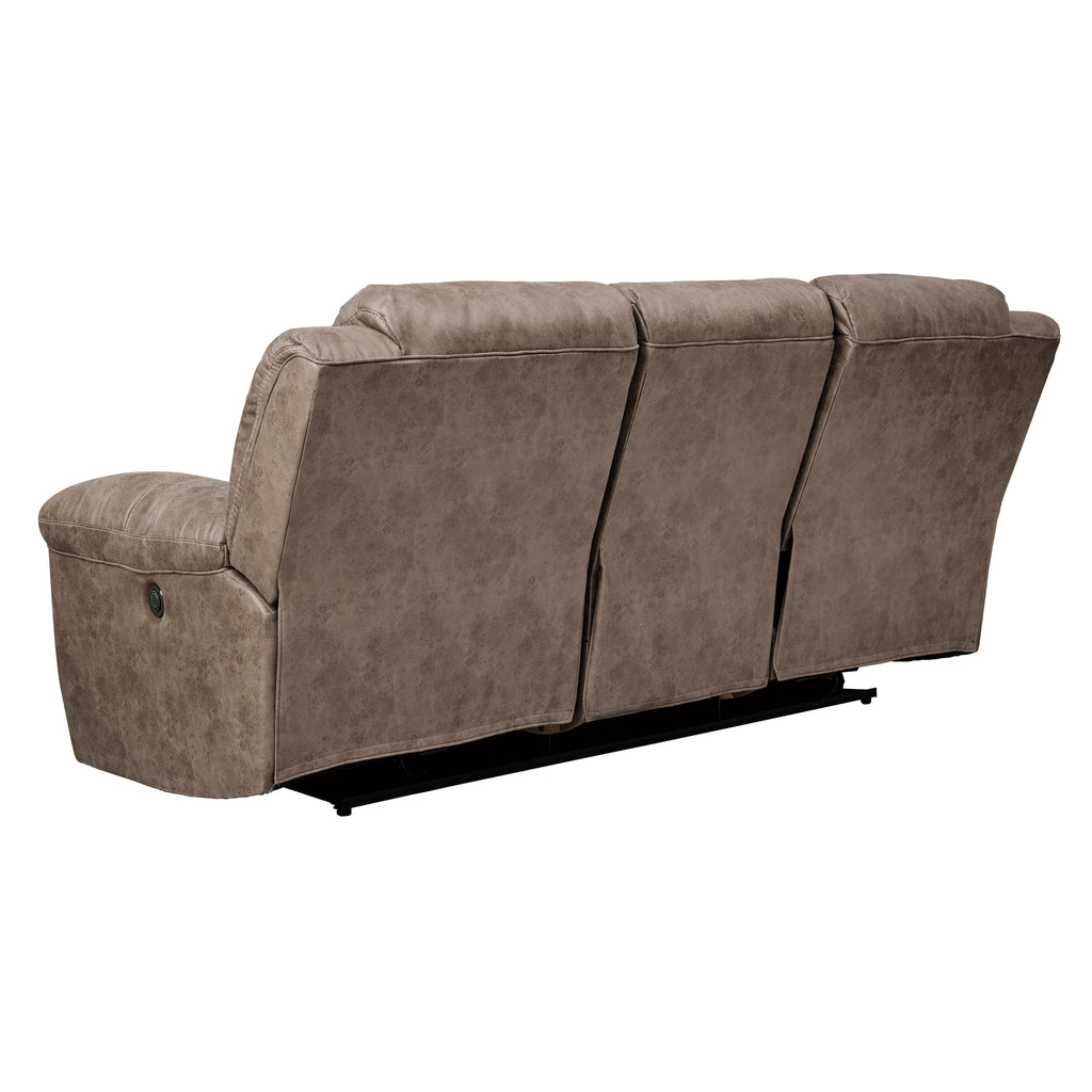 Stoneland Reclining Leather Look Sofa 3990588 — view 3