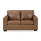 Bolsena Sofa and Loveseat Set – Caramel