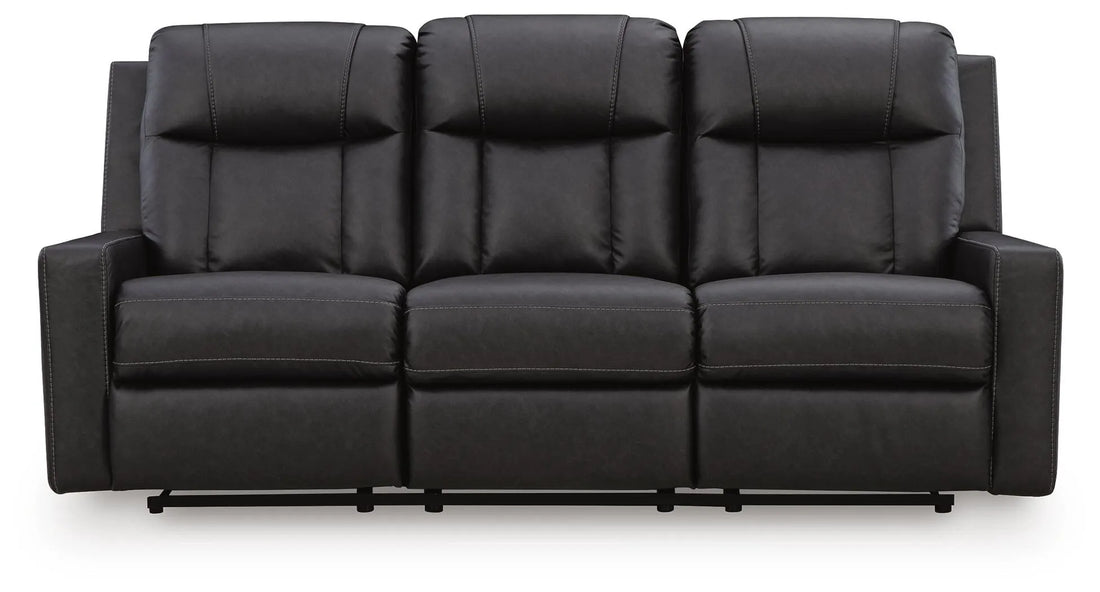 Mackmenville Reclining Sofa and Loveseat Set – Carbon