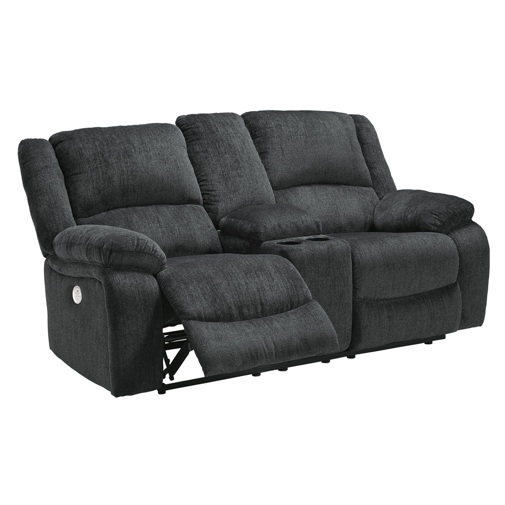 Draycoll 7650496 Double Reclining Power Loveseat with Console — view 2