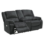 Draycoll 7650496 Double Reclining Power Loveseat with Console — view 2
