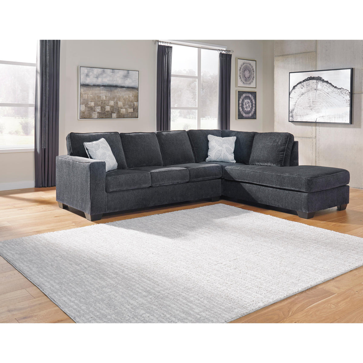 Altari Fabric 2 pc Sectional 8721366/8721317 — view 2