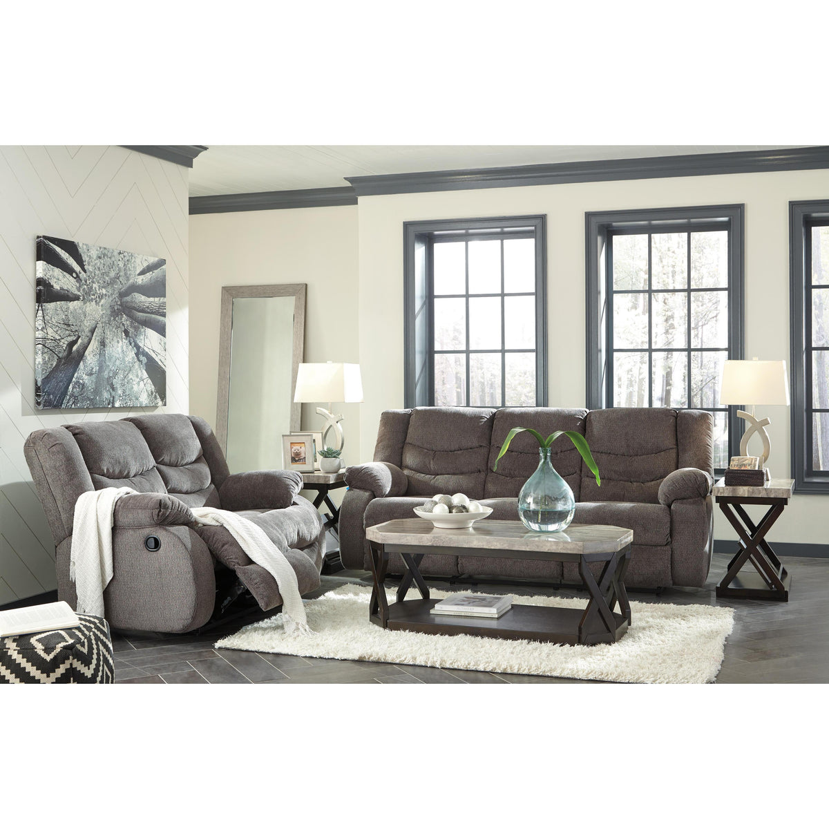 Tulen 98606U1 2 pc Reclining Living Room Set
