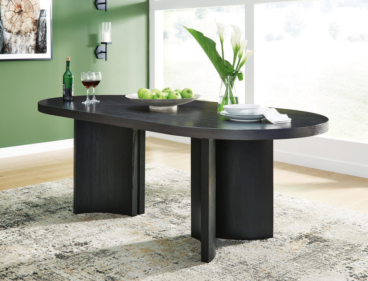 Rowanbeck Dining Table – Black