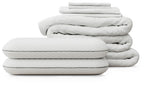 RH Mattress Protect Queen Bedding Bundle – White