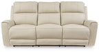 Dahlmoore Power Reclining Sofa and Loveseat Set – Almond