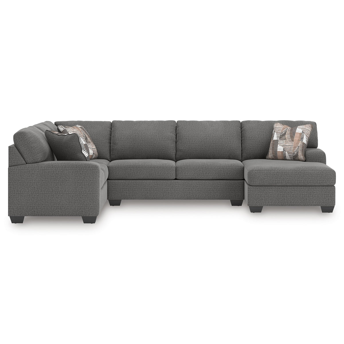 Ashley Newellen Greystone 48405S2 sectional – front full view