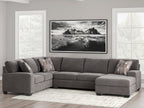 Ashley Newellen Greystone 48405S2 sectional – full sectional in a living room