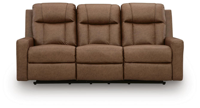 Mackmenville Manual Reclining Sofa – Caramel