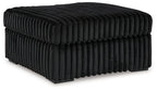 Midnight-Madness oversized ottoman in Onyx – product view
