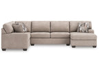 Full front view of Newellen Hemp sectional