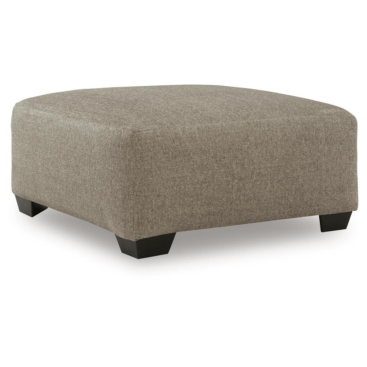 Newellen oversized ottoman in Hemp