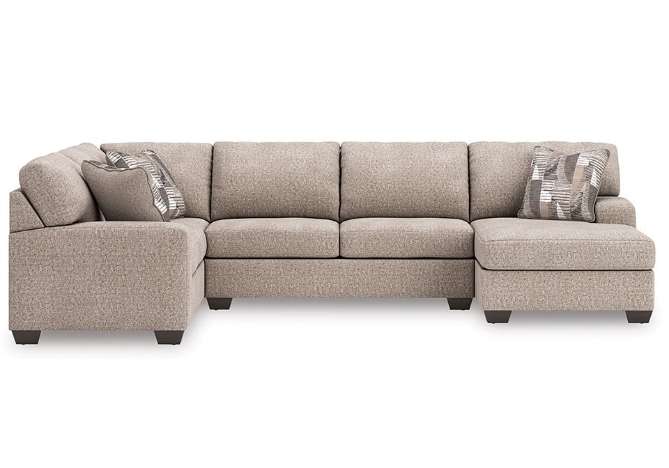 Newellen Hemp sectional – right arm facing studio view