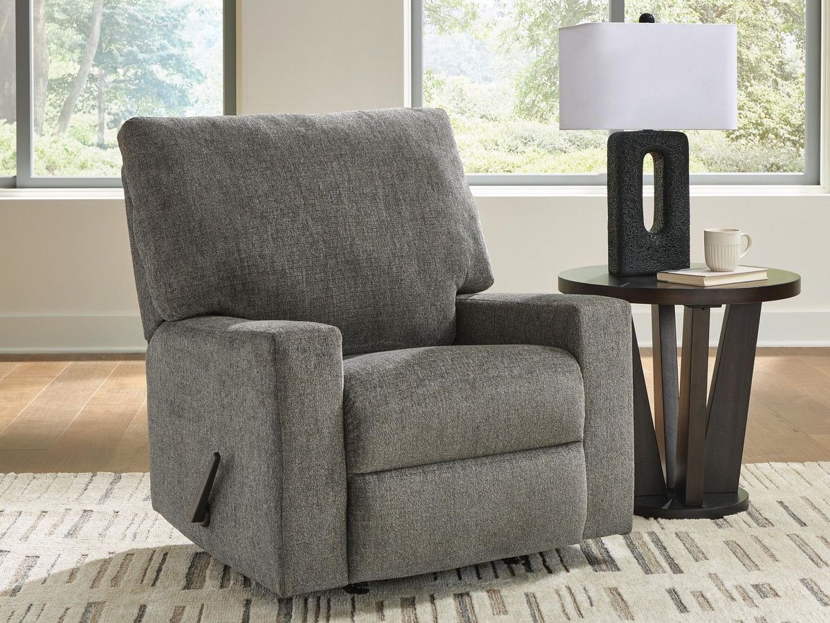 Newellen 4840525 manual rocker recliner in Greystone