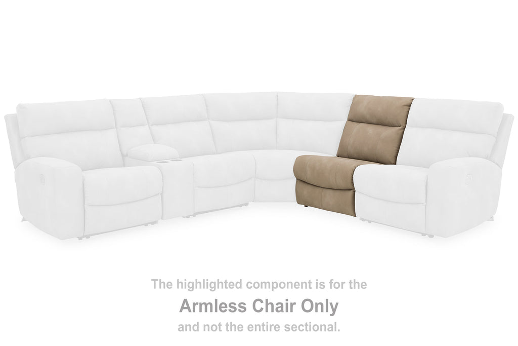 Next-Gen DuraPella Sand armless chair, item 6100446, included in seven-piece package
