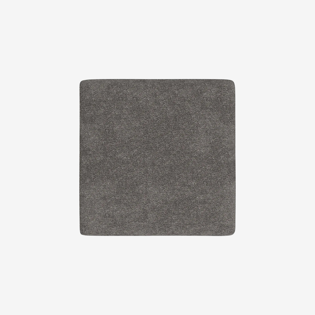 Olten oversized accent ottoman in Graphite – upholstery detail