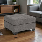 Olten oversized accent ottoman in Graphite