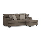 Stonemeade sofa chaise in Ecru, angle view